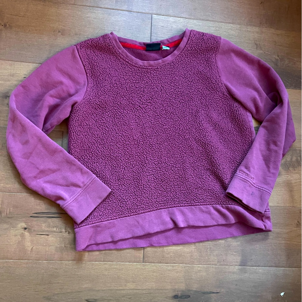 Marmot Sherpa Crew Neck Pullover Sweatshirt Women M
